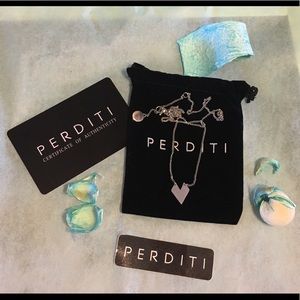 Perditi Sterling Silver Heart Necklace Pendant